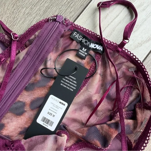 Fashion Nova Fiercely Mesh Micro Mini Dress - Picture 6 of 9